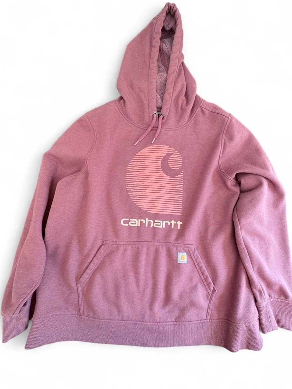 Carhartt Women’s Pullover Hoodie in Dusty Rose